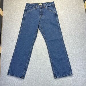 32x32 Blue Mountain NWT men's utility cargo jeans relaxed fit